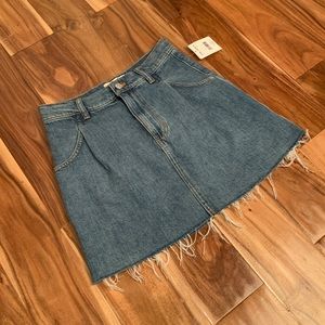 Nwt Free People Jean Skirt Rain Size 26